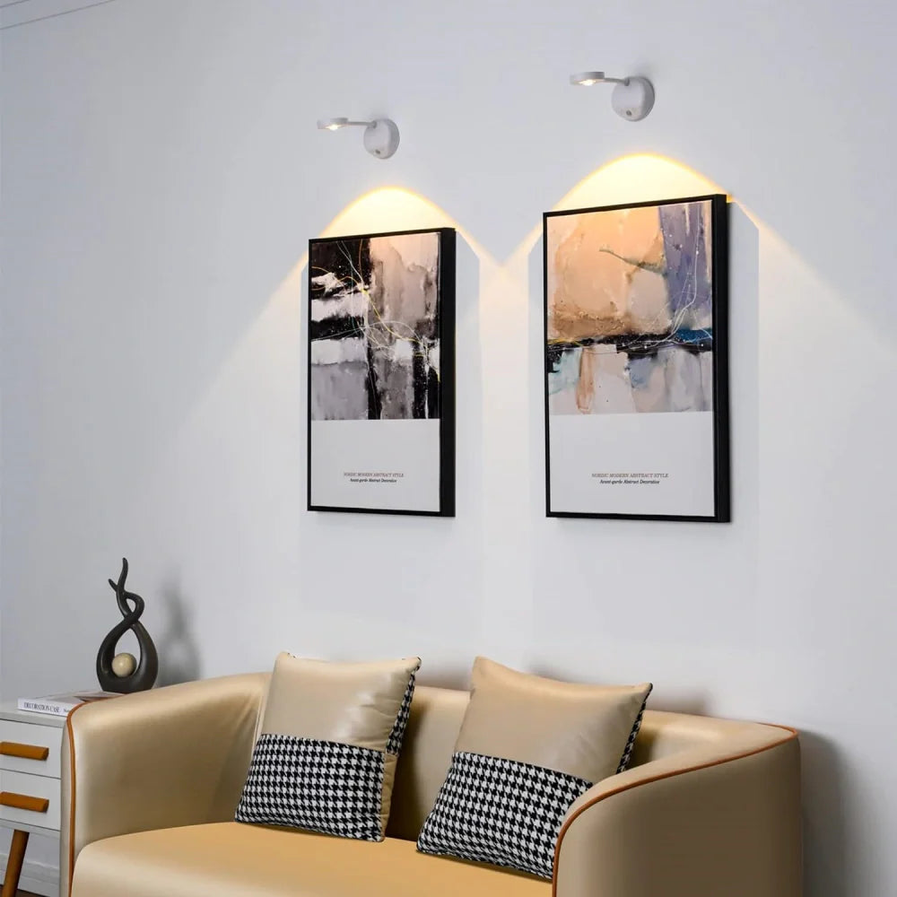 Rechargeable Motion Sensor Spotlight with Remote