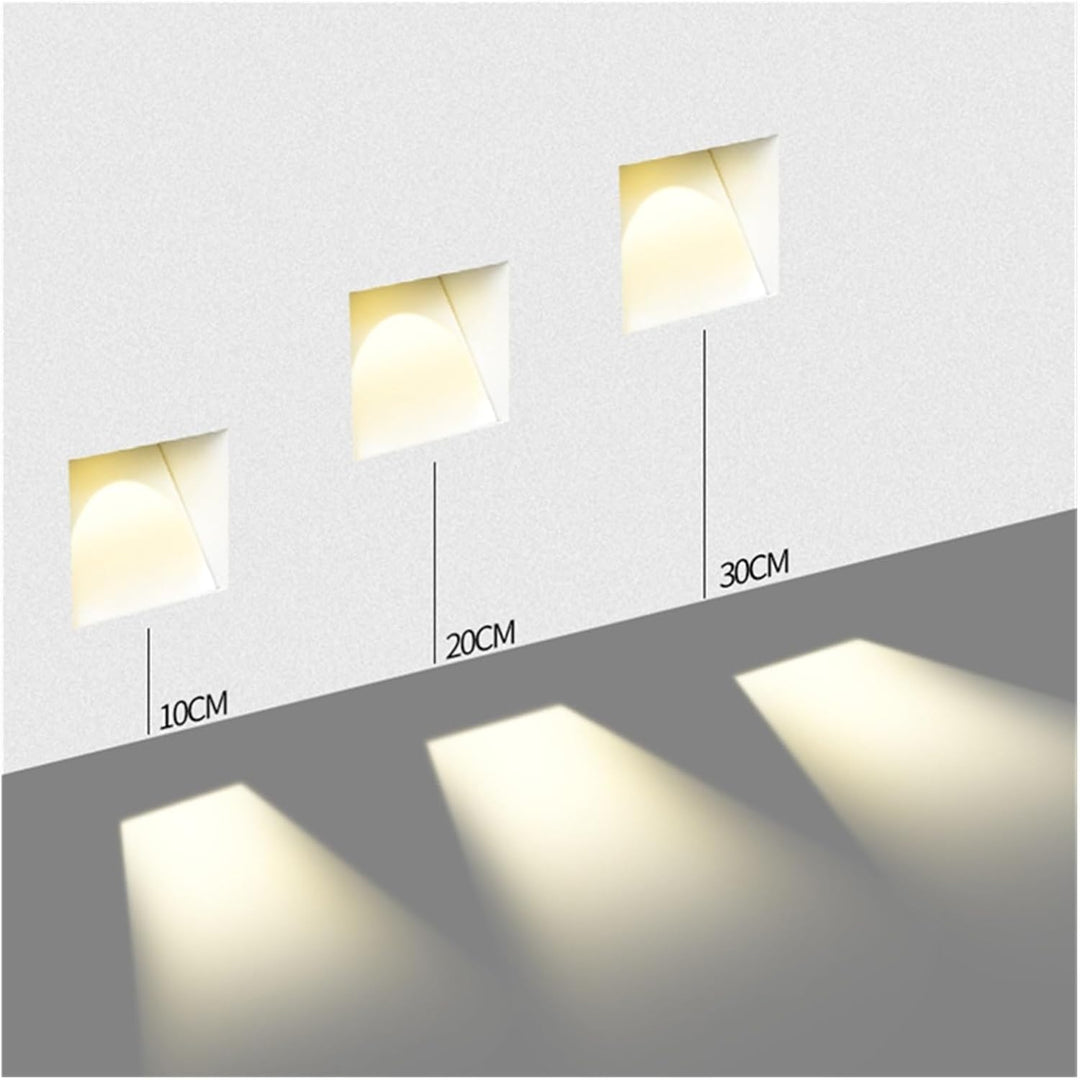 Frameless LED Sensor Wall Light With Perforated Panel Design
