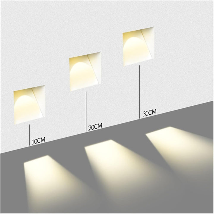 Frameless LED Sensor Wall Light With Perforated Panel Design