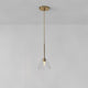 Cone Milk Clear Glass Cone Pendant Light for Kitchen