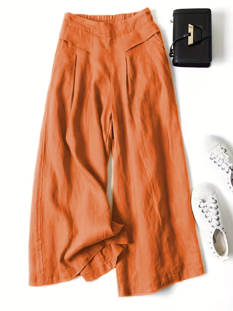 Women's Wide-Leg Loose-Fit Everyday Trousers – image 1