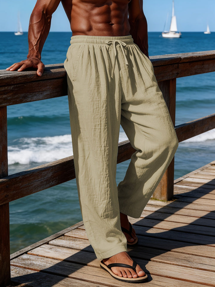 Men's Drawstring Relaxed-Fit Everyday Trousers – image 3