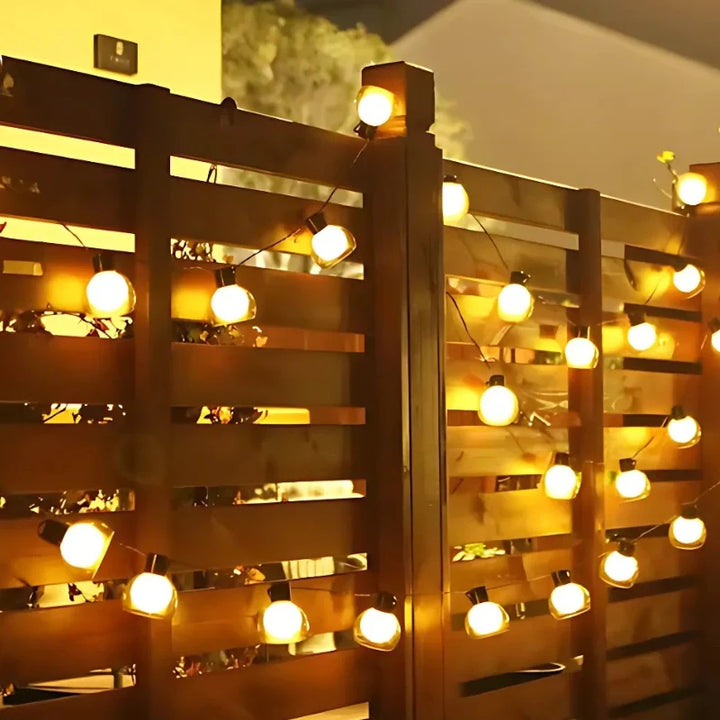 Solar Powered Festoon String Lights