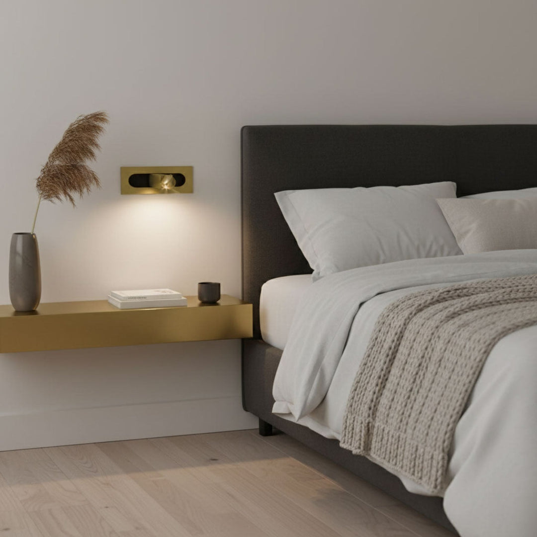 Recessed-Look Reading Wall Light | Swivel LED, 6 Finishes
