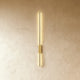 Slim LED Line Wall Light | Black or Gold, 60-100 cm