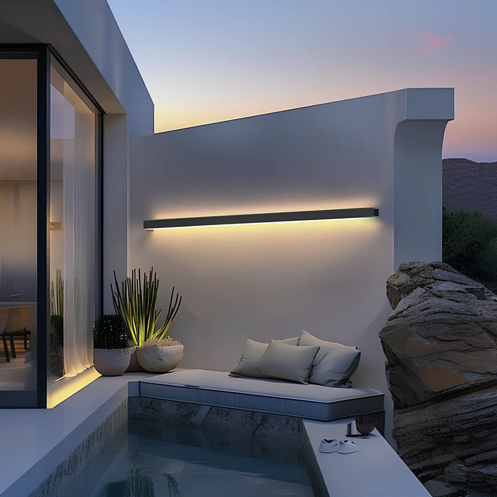 Linear Outdoor LED Wall Sconce