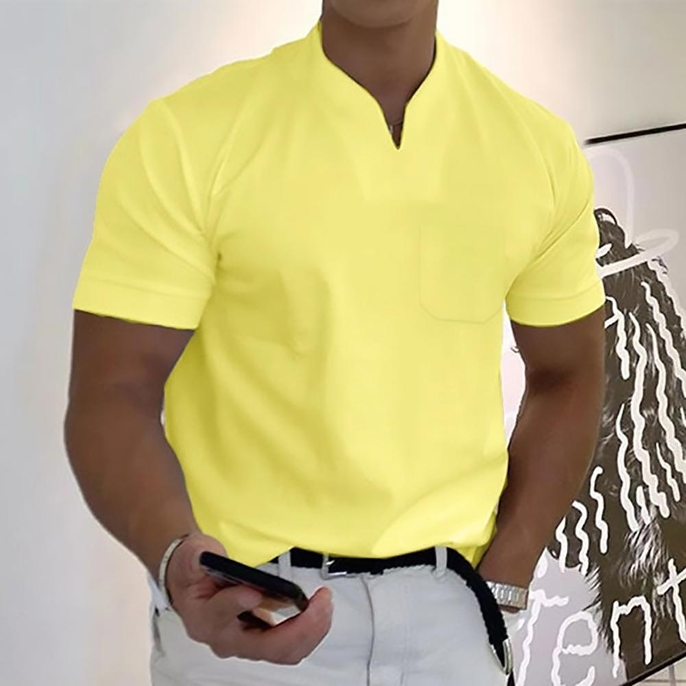 Men's Short-Sleeve V-Neck Summer Top – image 8