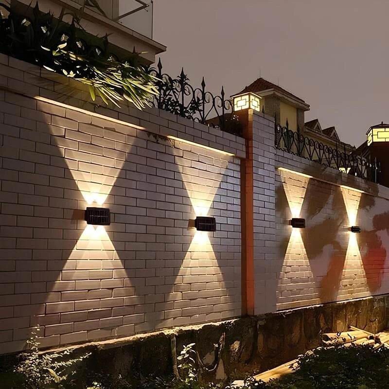 Solar Powered Vintage Bulb Wall Sconce