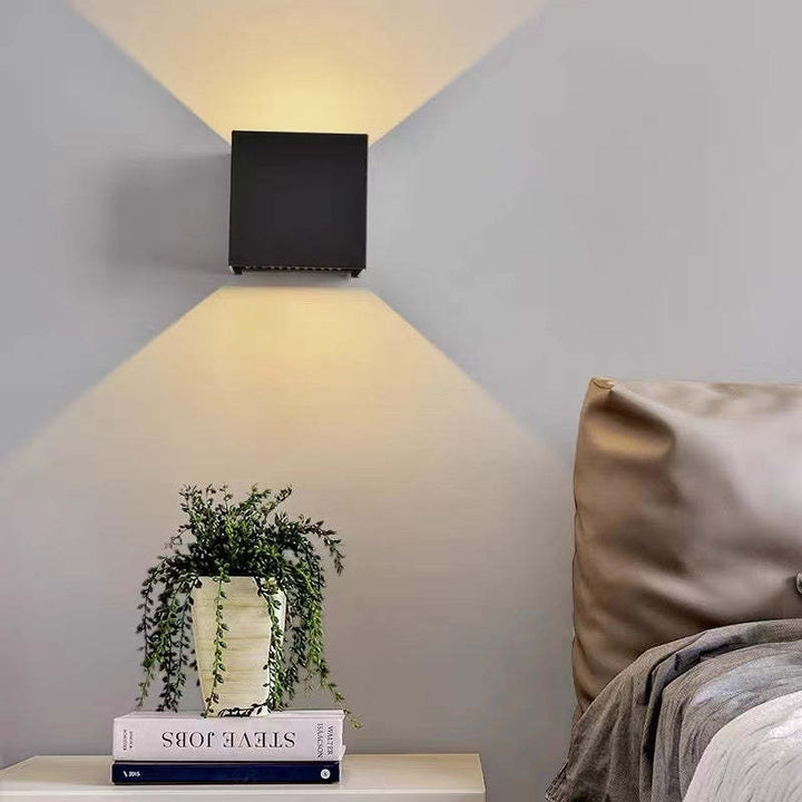 Nexu Modern Adjustable Square Outdoor Wall Lamp LED