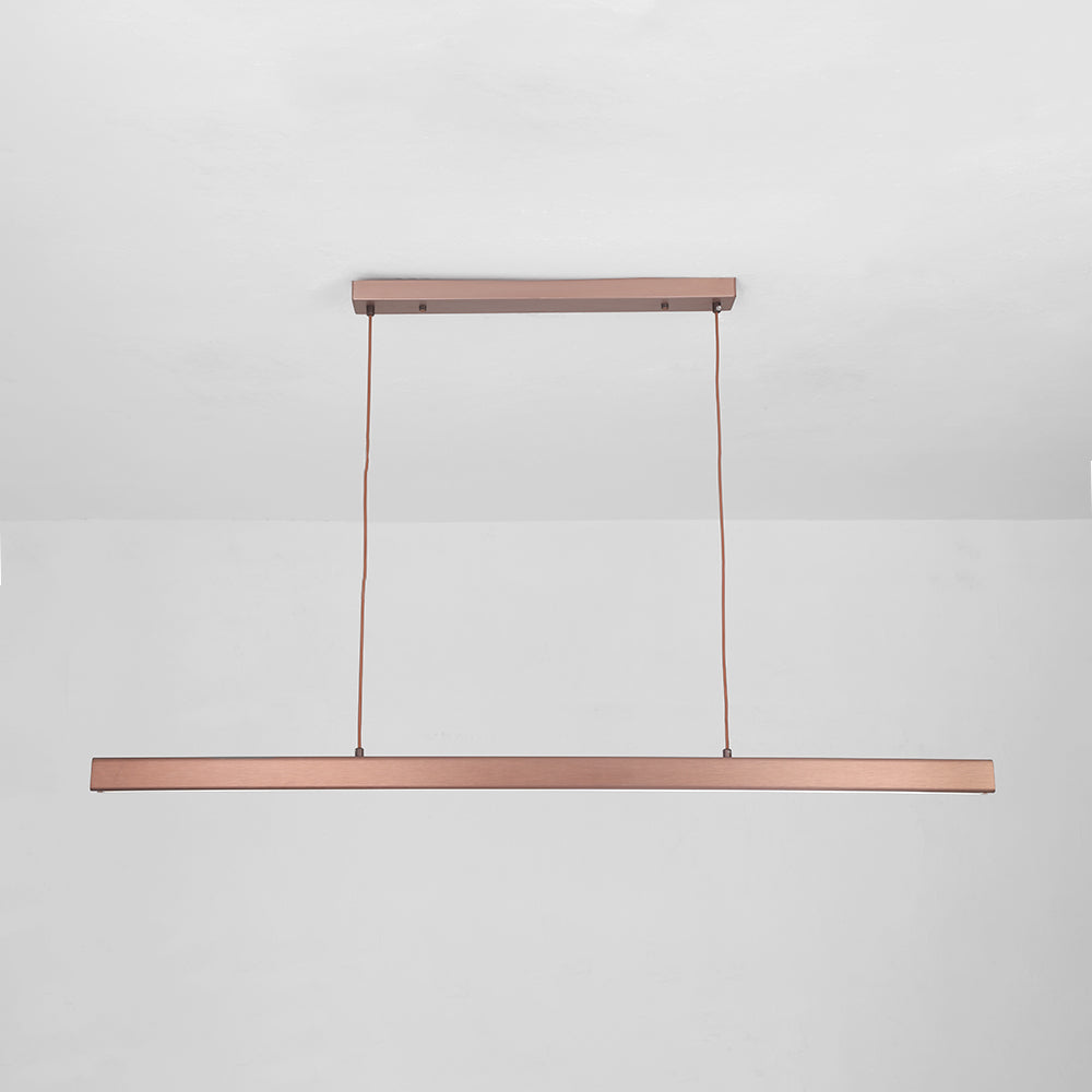 Lerin Modern Linear LED Pendant Light Black/Brown