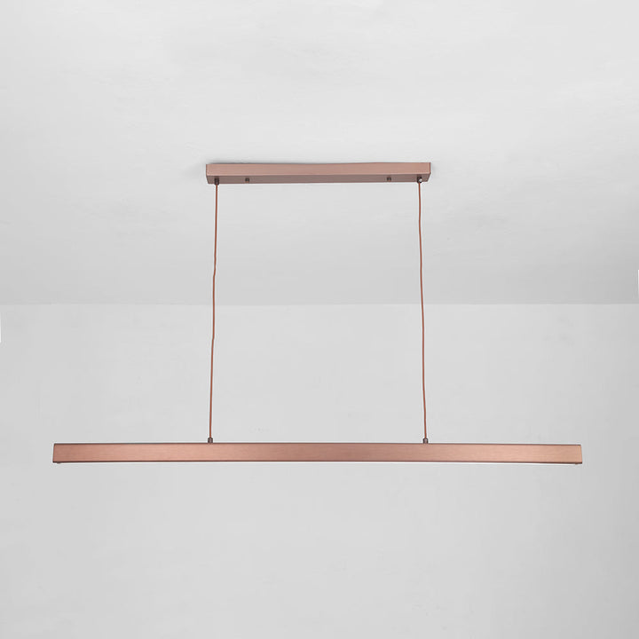 Lerin Modern Linear LED Pendant Light Black/Brown