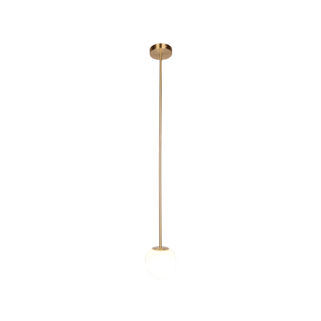 Modern Glass Pendant Light With Integrated LED for Dining Room — Ashbury Home & Living