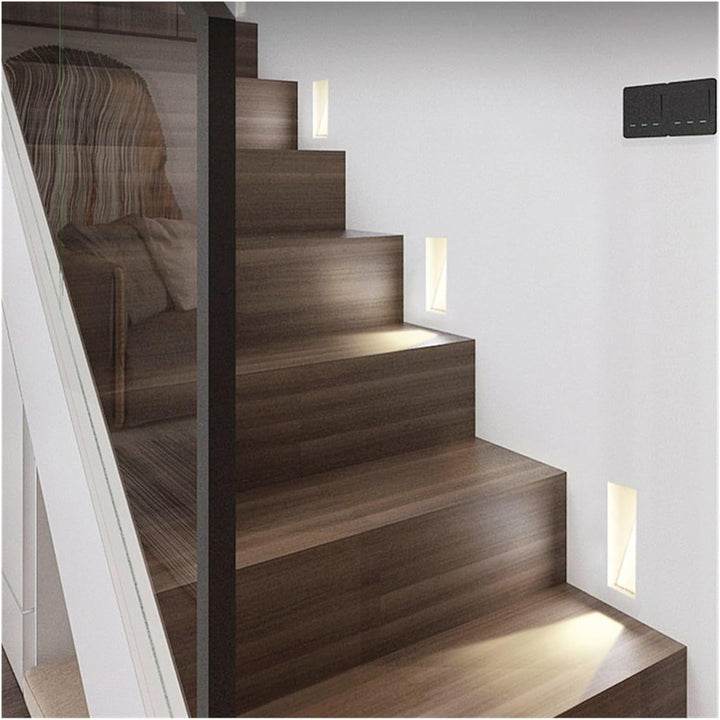 Frameless LED Sensor Wall Light With Perforated Panel Design