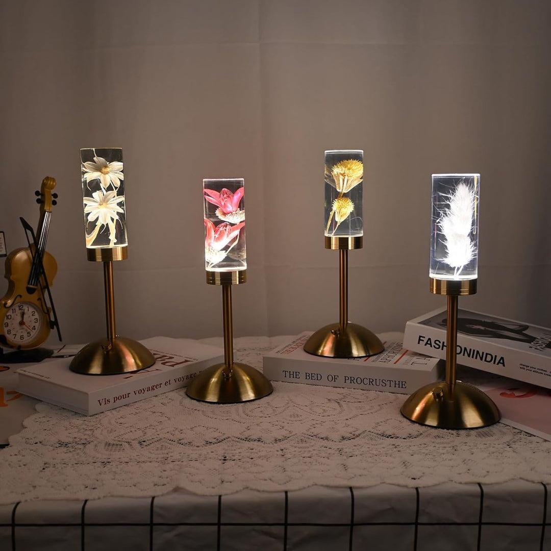 Pressed Flower Table Lamp