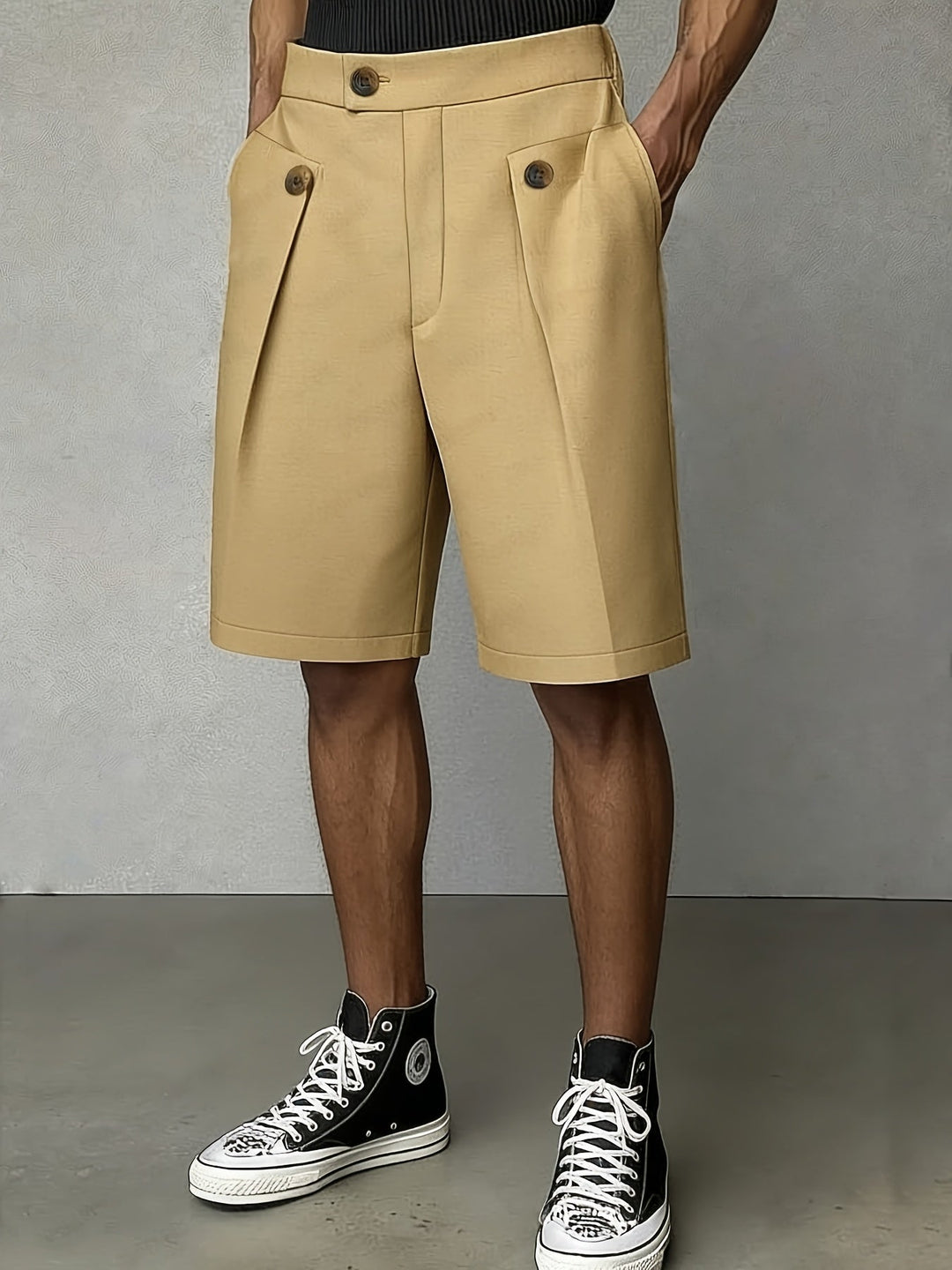 Men's Tailored Pleated Summer Shorts – image 10