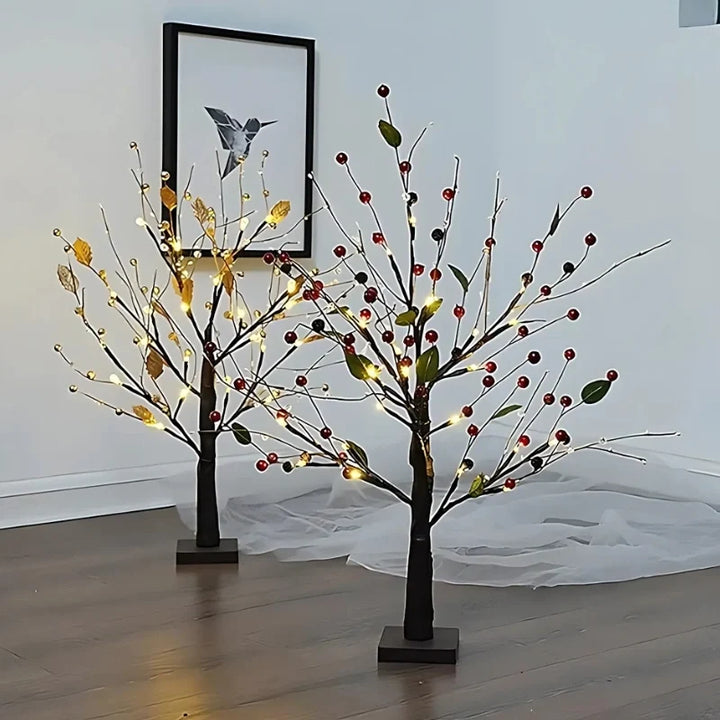 Berry and Pearl Blossom Tree Light