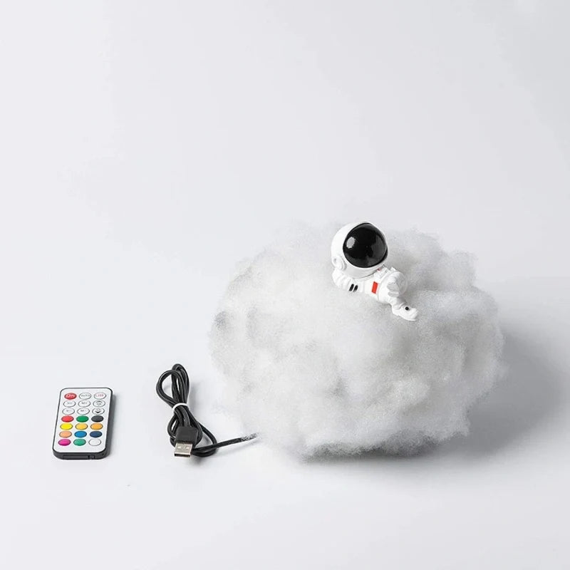 Astronaut Cloud Night Light with Remote