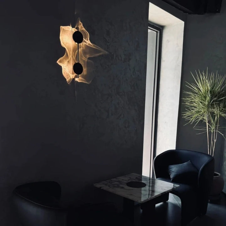 Aluminium Ripple Effect LED Wall Sconce