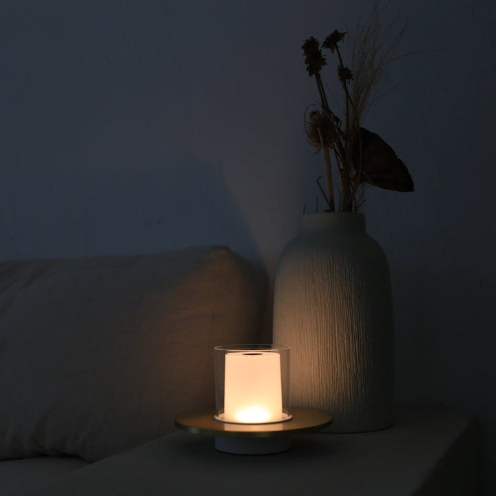 Rechargeable Candle Flame Table Lamp