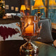 Crystal Glass Petal Candle Holder