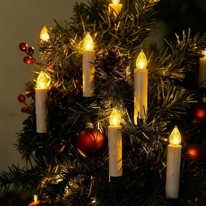 Clip-On LED Christmas Tree Candles