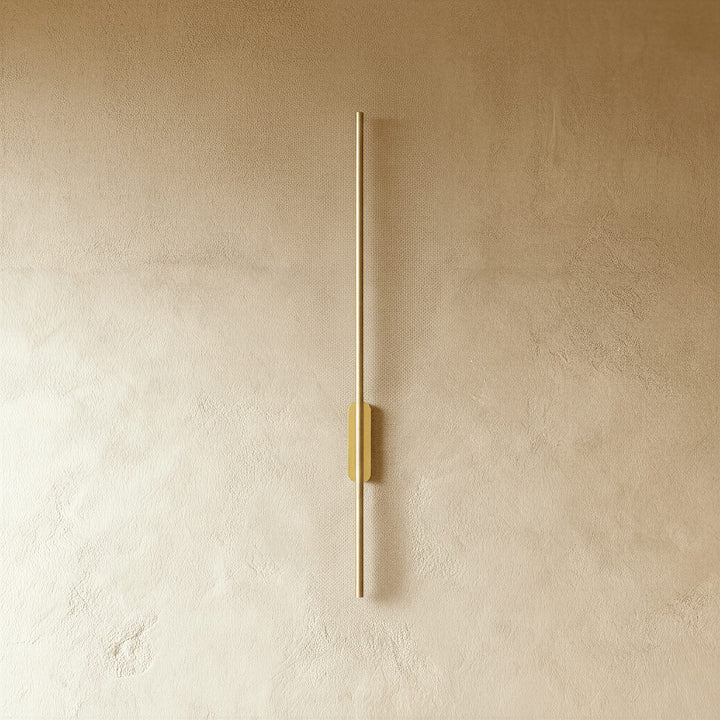 Slim LED Line Wall Light | Black or Gold, 60-100 cm