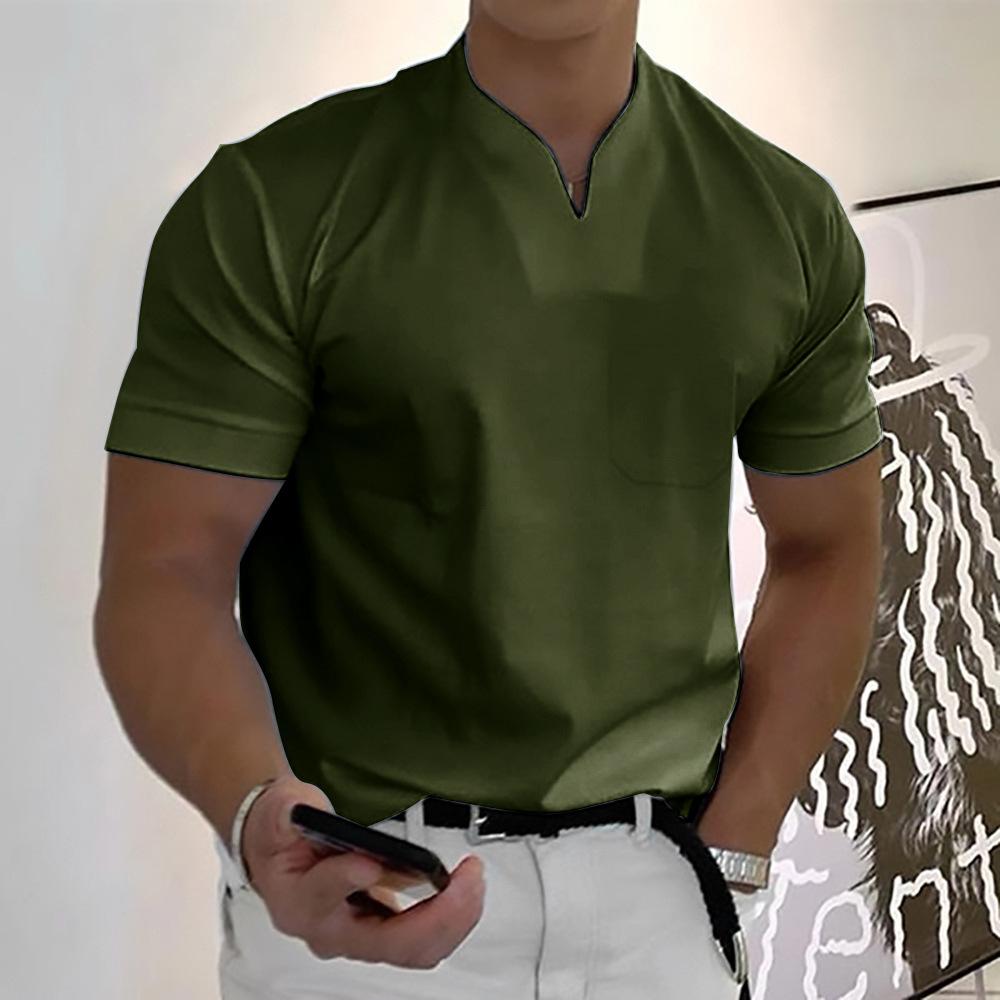 Men's Short-Sleeve V-Neck Summer Top – image 9
