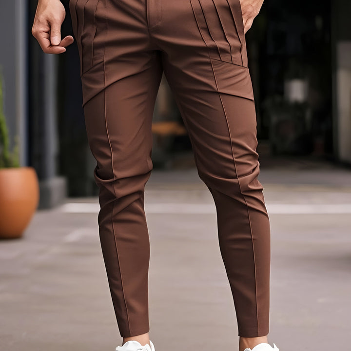 Men's Slim-Fit Tailored Everyday Trousers – image 6