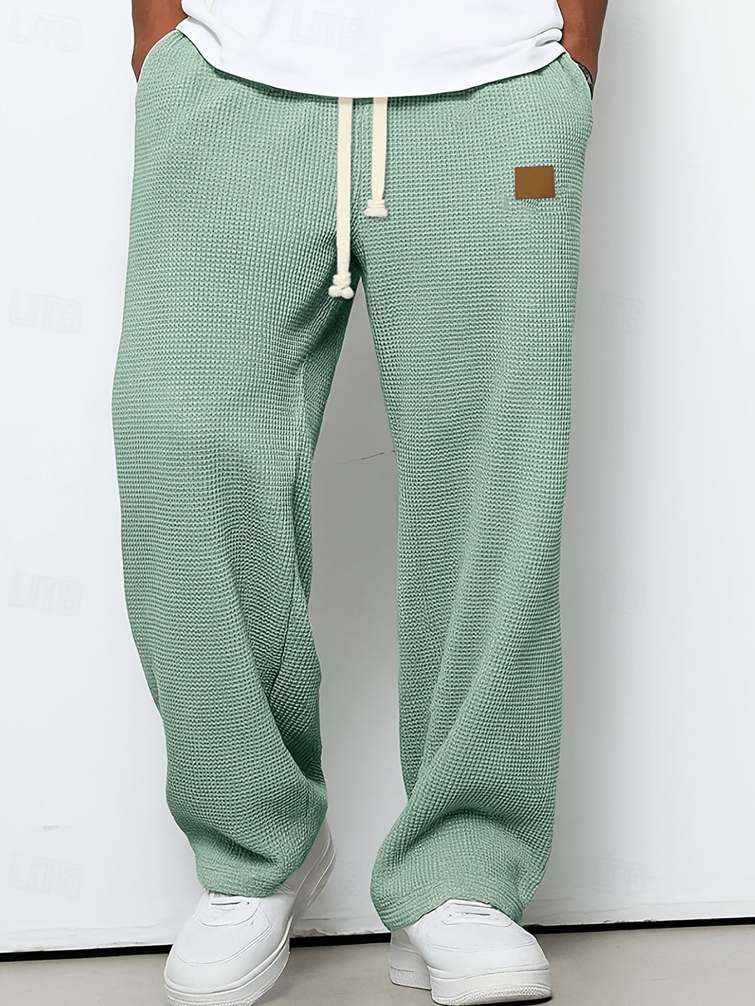 Men's Textured Relaxed-Fit Everyday Trousers – image 5