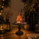 Stained Glass Witch Hat Table Lamp