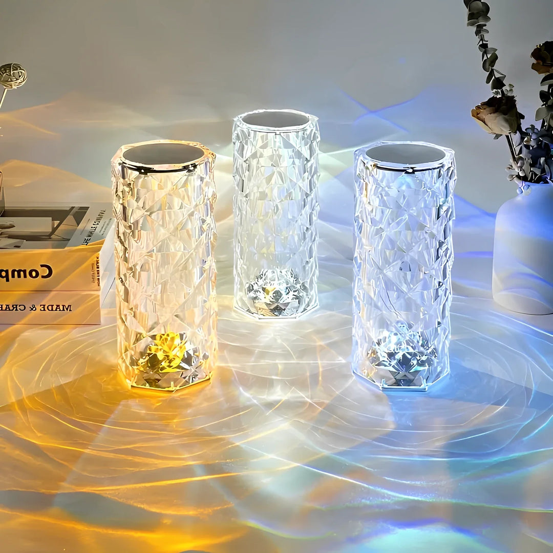 Sparkling Crystal Touch Table Lamp