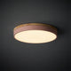 Wood Trim LED Flush Ceiling Light | Seven Colours, 30-60 cm