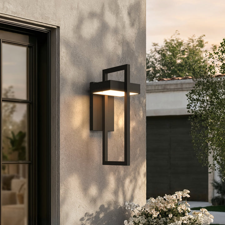 Black Stainless Steel Outdoor Wall Light | 3 Sizes