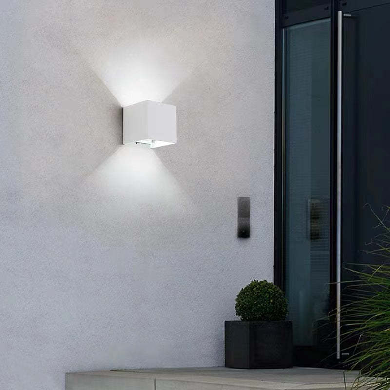 Nexu Modern Adjustable Square Outdoor Wall Lamp LED