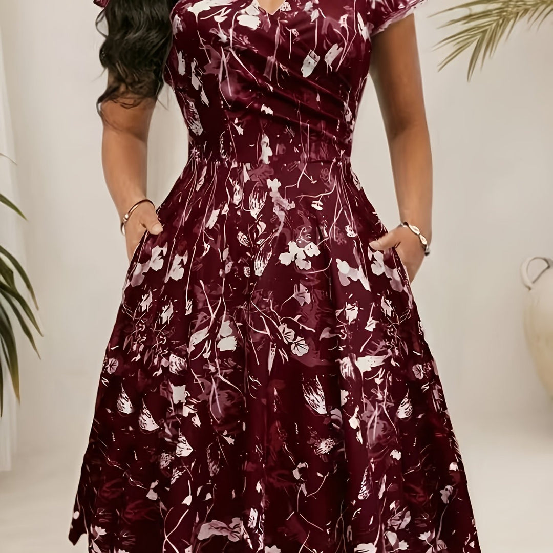 Women's Floral Midi Summer Dress – image 4