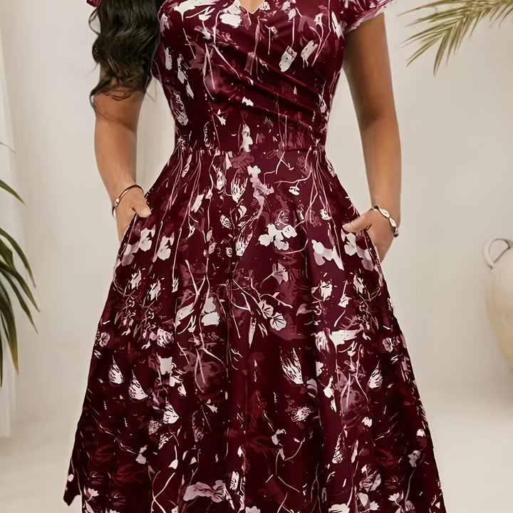 Women's Floral Midi Summer Dress – image 4
