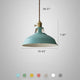 Industrial 1-Light Colorful Barn Shade Pendant Light, view 8