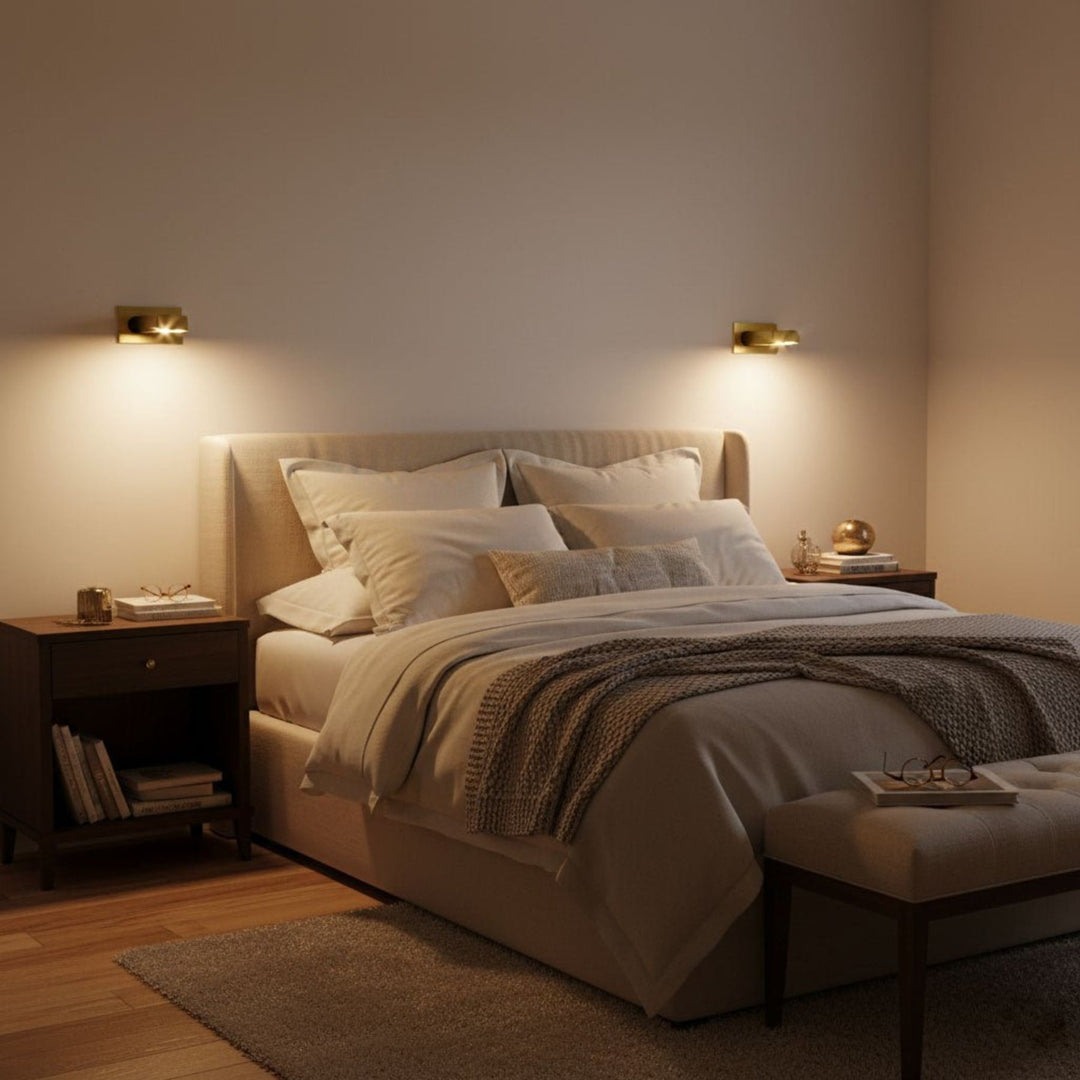 Recessed-Look Reading Wall Light | Swivel LED, 6 Finishes