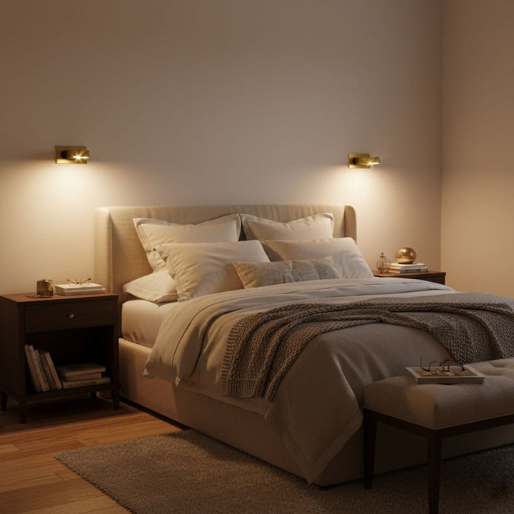 Recessed-Look Reading Wall Light | Swivel LED, 6 Finishes