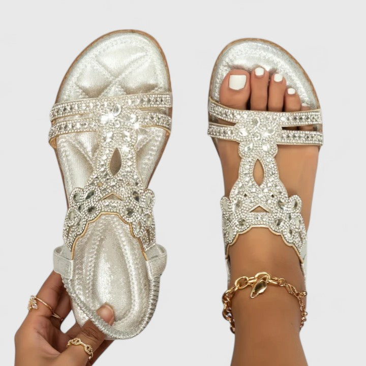 Women's Orthopaedic Beaded Toe-Post Comfort Sandals – image 2