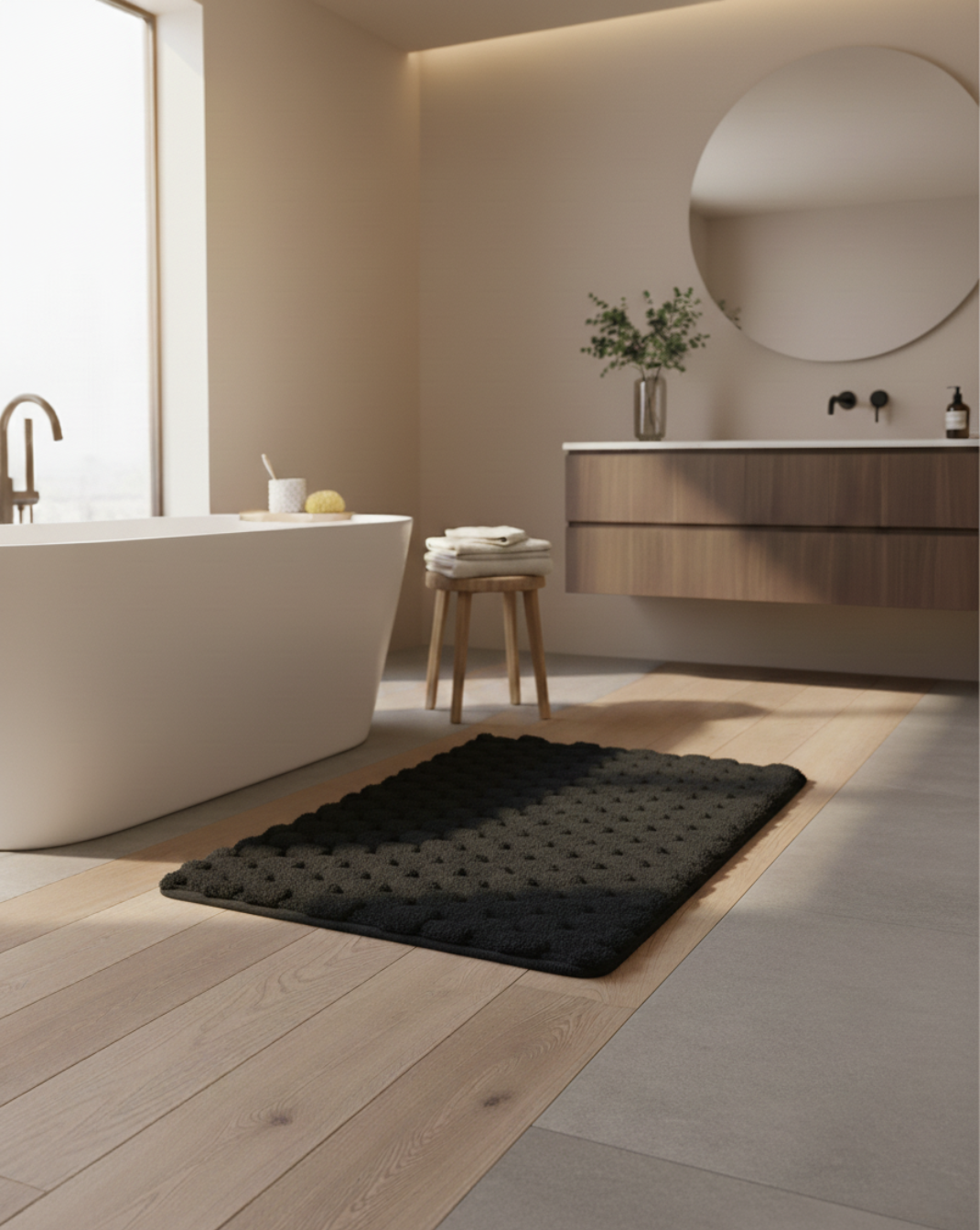Plush Absorbent Bath Mat, view 8