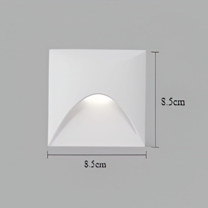 Motion Sensor Wall Light for Hallways and Stairs | Black or White
