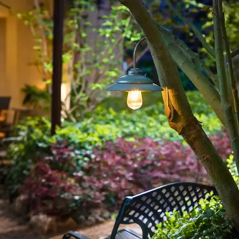 Solar Powered Vintage Outdoor Wall Light