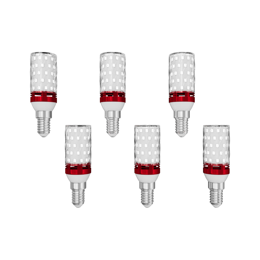 E14 LED Bulbs, Dimmable | Pack of 6