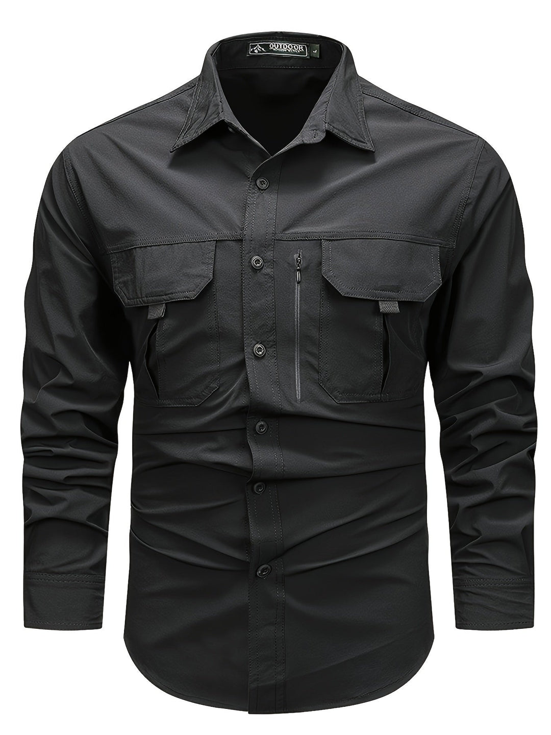 Men's Long-Sleeve Utility-Pocket Summer Shirt – image 10