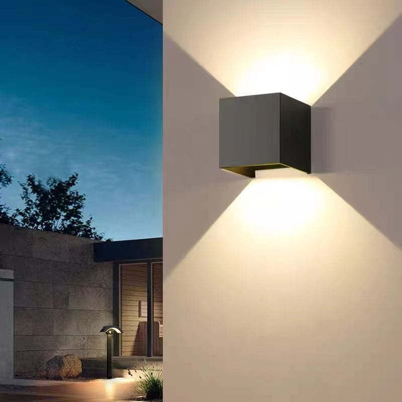 Nexu Modern Adjustable Square Outdoor Wall Lamp LED