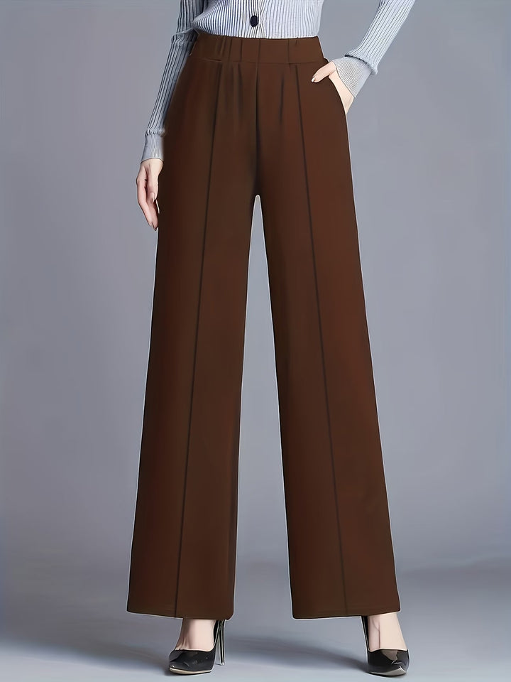 Women's High-Waisted Pocket Everyday Trousers – image 5