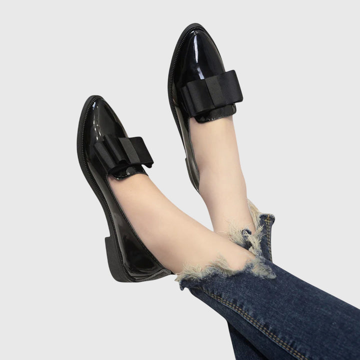Women's Orthopaedic Bow Patent-Look Comfort Loafers – image 7