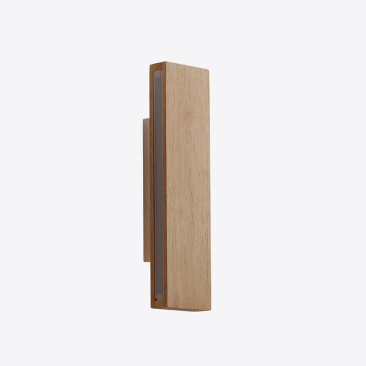 Rotating Wood Wall Light | Up and Down LED, 22 or 32 cm