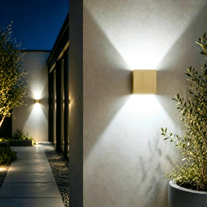 Adjustable Angle Cube Wall Light